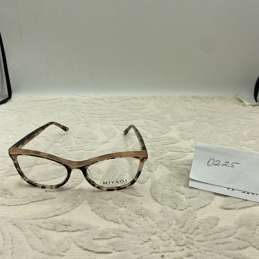 Miyagi Eyewear Italy Mimi 2616 COL 2 52-16-140 Eyeglasses Frame Coral/Black